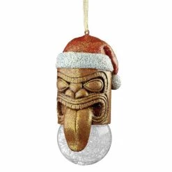 Flash Sale 🤩 Brown Ornaments Design Toscano Lono Tiki South Seas Holiday Ornament 🔥