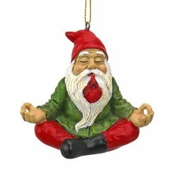 Brand new 🥰 Multicolored Ornaments Design Toscano Zen Gnome Holiday Ornament 😉