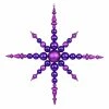Brand new 👏 Purple Ornaments Vickerman 43 In. Purple Finish Snowflake ❤️ -Christmas Ornaments Shop masterVKR1643