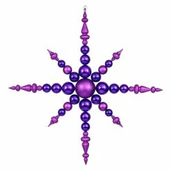Brand new 👏 Purple Ornaments Vickerman 43 In. Purple Finish Snowflake ❤️