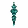 Budget 🔔 Orange Ornaments Vickerman 43 In. Matte And Glitter Swirl Finial Ornament ⌛ -Christmas Ornaments Shop masterVKR3523