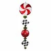 Promo 😍 Green Ornaments Vickerman 45 In. Checkered Jumbo Finial Ornament ❤️ -Christmas Ornaments Shop masterVKR3543