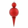 Hot Sale 🎁 Commercial Christmas Ornaments Vickerman 26 In. Matte And Glossy Ball Finial Ornament 🌟 -Christmas Ornaments Shop masterVKR3568