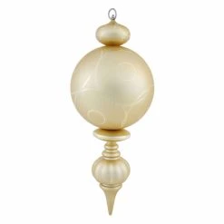 Coupon ⭐ Metallic Ornaments Vickerman 21 In. Matte And Glossy Ball Finial Ornament 😉
