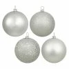 Deals ⌛ Yellow Ornaments Vickerman 2.4 In. 4 Finish Ball Ornament - Set Of 24 💯 -Christmas Ornaments Shop masterVKR3573