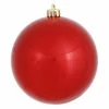 New 🌟 Yellow Ornaments Vickerman 4 In. Candy Ball Ornament - Set Of 6 🧨 -Christmas Ornaments Shop masterVKR3582