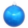 Coupon 🔔 Yellow Ornaments Vickerman 4.75 In. Shiny Ball Ornament - Set Of 4 😉 -Christmas Ornaments Shop masterVKR3585