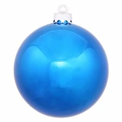 Coupon 🔔 Yellow Ornaments Vickerman 4.75 In. Shiny Ball Ornament - Set Of 4 😉