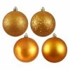Cheap ✨ Yellow Ornaments Vickerman 6 In. 4 Finish Ball Ornament - Set Of 4 🤩 1 Cheap ✨ Yellow Ornaments Vickerman 6 In. 4 Finish Ball Ornament - Set Of 4 🤩 -Christmas Ornaments Shop masterVKR3586