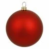 Discount ⭐ Yellow Ornaments Vickerman 6 In. Matte Ball Ornament - Set Of 4 ⌛ -Christmas Ornaments Shop masterVKR3587