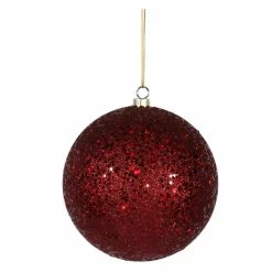 Best Pirce 🔥 Metallic Ornaments Vickerman 6 In. Sequin Ball Ornament - Set Of 4 🤩