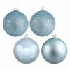 Best deal 🥰 Yellow Ornaments Vickerman 8 In. 4 Finish Ball Ornament - Set Of 4 💯 -Christmas Ornaments Shop masterVKR3591