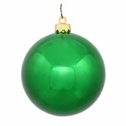 Outlet 😉 Yellow Ornaments Vickerman 15.75 In. Shiny Ball Ornament 🤩