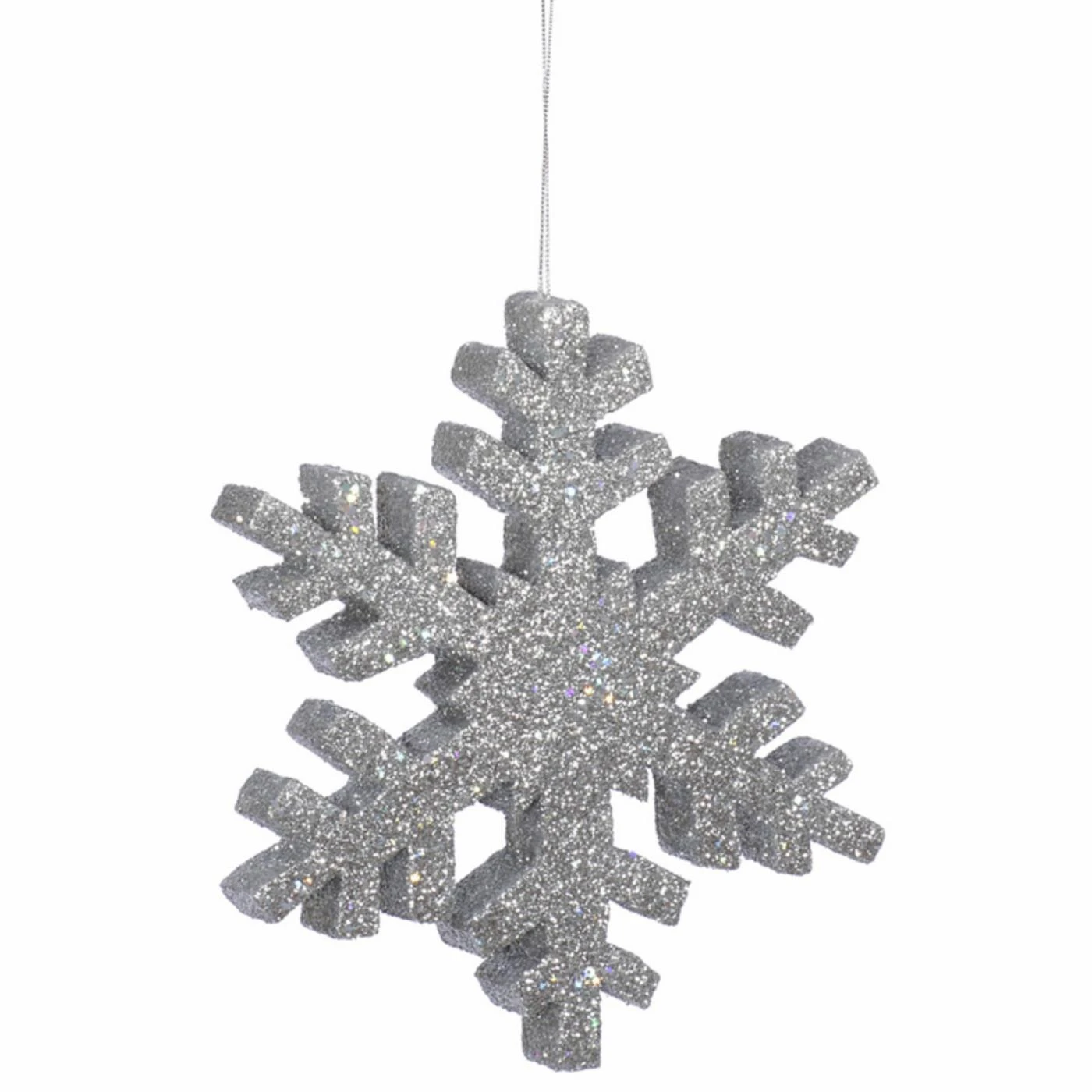Discount ⌛ Metallic Ornaments Vickerman 24 In. Glitter Snowflake Ornament 🌟 3 Discount ⌛ Metallic Ornaments Vickerman 24 In. Glitter Snowflake Ornament 🌟