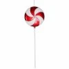Promo ❤️ White Ornaments Vickerman 24 In. Candy Lollipop Ornament 🧨 -Christmas Ornaments Shop masterVKR3894