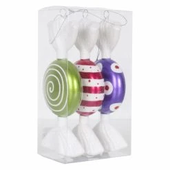 Flash Sale ✨ Purple Ornaments Vickerman 7 In. Flat 😍 Candy Ornament - Set Of 3 🎉