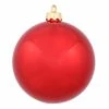 Discount ⭐ Yellow Ornaments Vickerman 2.75 In. Shiny Ball Ornament - Set Of 12 🔥 -Christmas Ornaments Shop masterVKR3953
