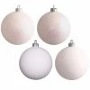 Hot Sale 😉 Orange Ornaments Vickerman 6 In. Multi Finish Ball Ornament - Set Of 4 ⌛ -Christmas Ornaments Shop masterVKR3963