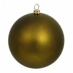 Promo ❤️ Metallic Ornaments Vickerman 6 In. Matte Ball Shatterproof Ornament - Set Of 4 ⌛