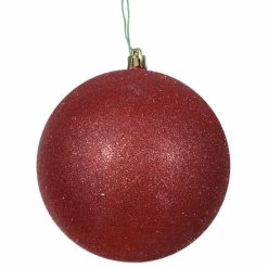 Promo ✨ Metallic Ornaments Vickerman 12 In. Glitter Ball Ornament 💯