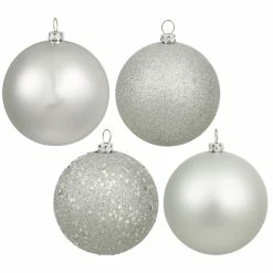 New ⌛ Orange Ornaments Vickerman 1.6 In. Multi Finish Ball Ornament - Set Of 96 ⭐