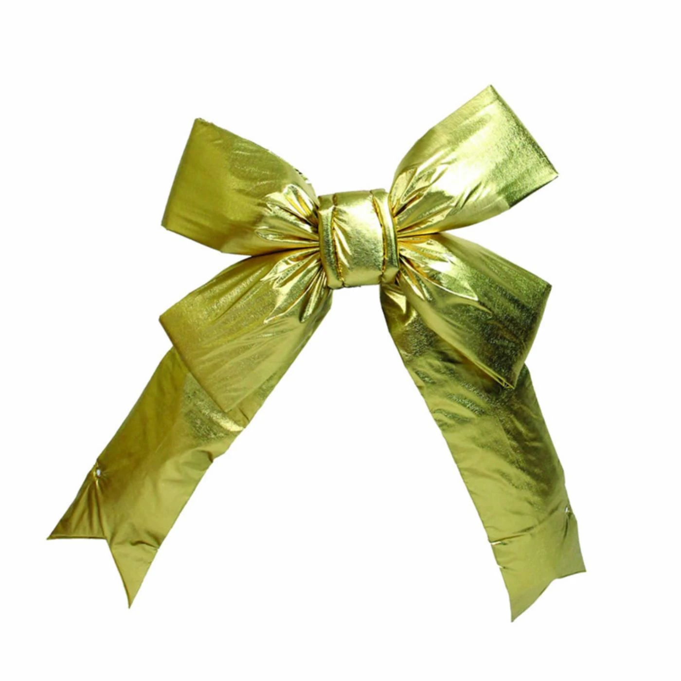 Budget โจ Christmas Bows & Ribbons Vickerman Nylon Indoor Christmas Bow - Gold ๐ 3 Budget โจ Christmas Bows & Ribbons Vickerman Nylon Indoor Christmas Bow - Gold ๐