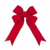 Budget ⭐ Christmas Bows & Ribbons Vickerman Velvet Indoor Christmas Bow - Red 👏 -Christmas Ornaments Shop masterVKR4389