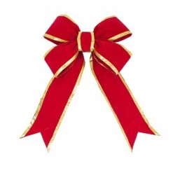 Cheap 🔥 Christmas Bows & Ribbons Vickerman 4 Loop Velvet Indoor Christmas Bow 🌟