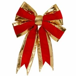Outlet ✨ Christmas Bows & Ribbons Vickerman 16 In. Structured Christmas Bow 🧨