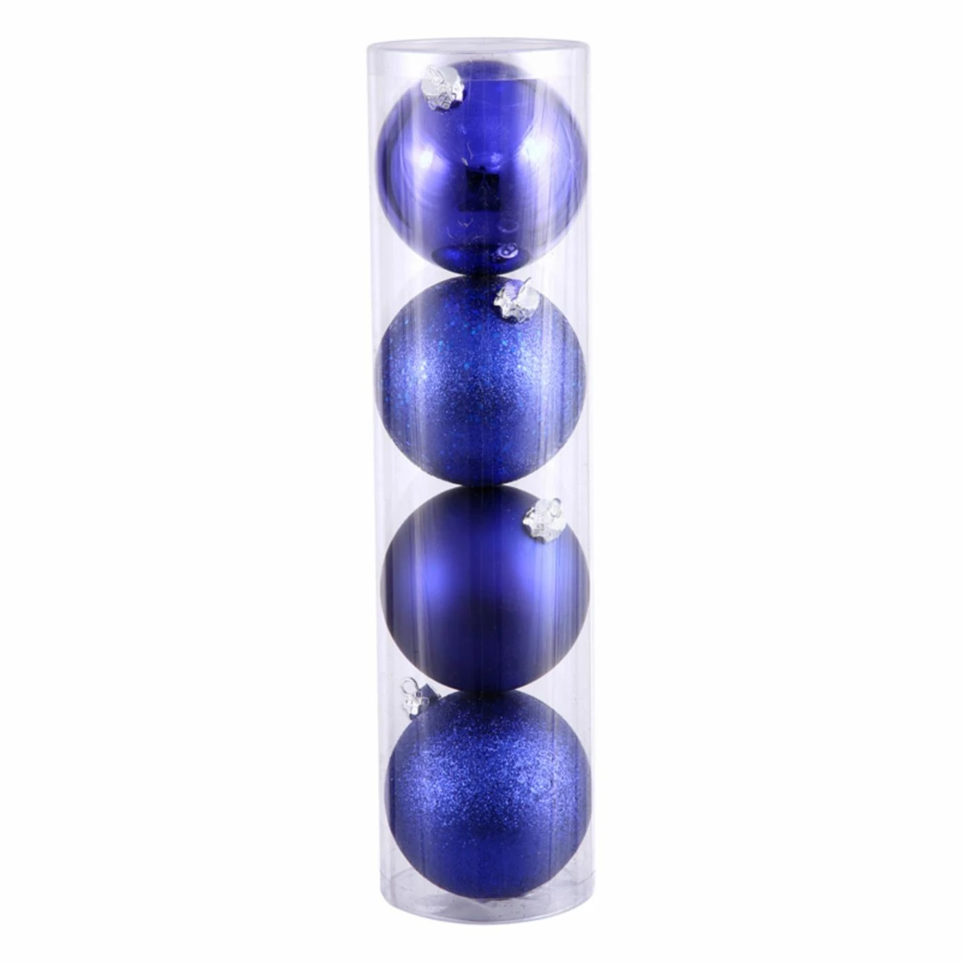 Discount ✔️ Blue Ornaments Vickerman 4 In. Cobalt Blue 4 Finish Ball Assorted - Set Of 4 ⭐ 3 Discount ✔️ Blue Ornaments Vickerman 4 In. Cobalt Blue 4 Finish Ball Assorted - Set Of 4 ⭐