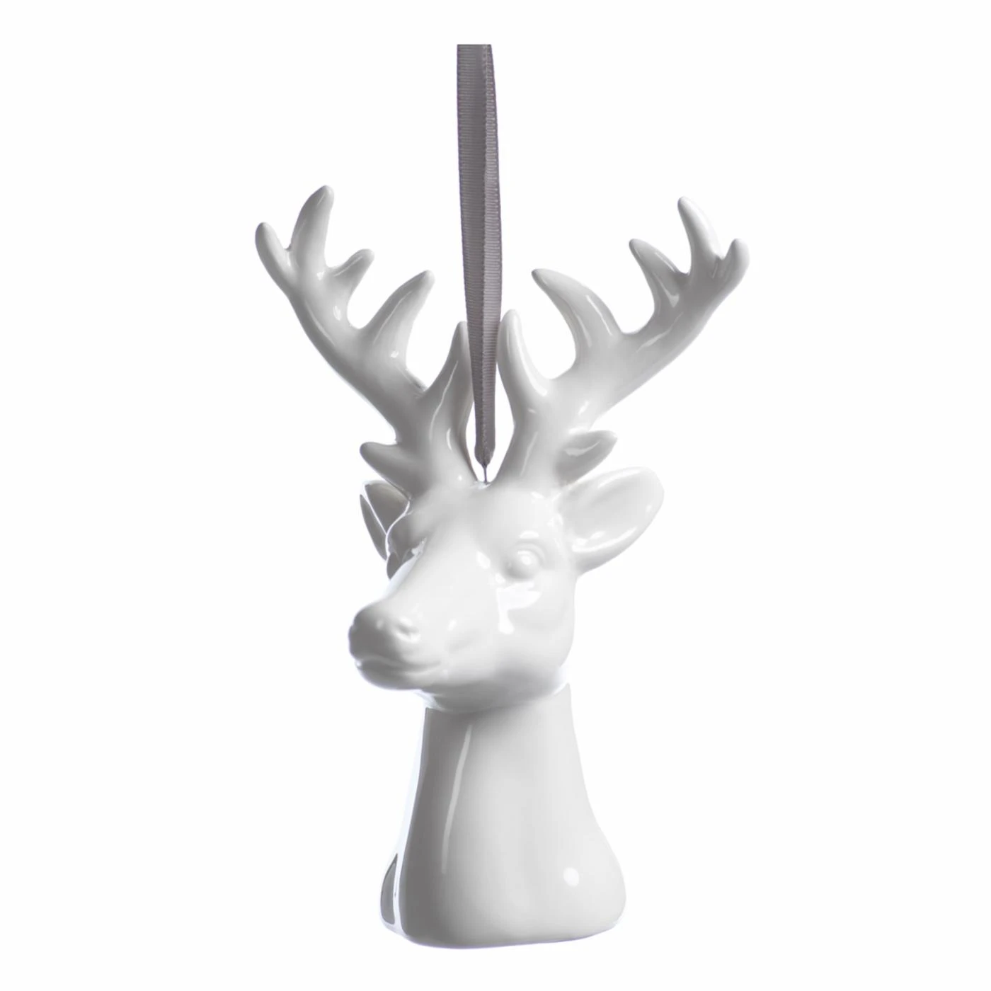Cheapest ❤️ All Other Brands White Ornaments Ceramic Reindeer 🔥 Christmas Hanging Ornament - Set Of 6 ✨ 3 Cheapest ❤️ All Other Brands White Ornaments Ceramic Reindeer 🔥 Christmas Hanging Ornament - Set Of 6 ✨