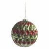 New ⌛ All Other Brands Green Ornaments Harlequin Christmas Ball Ornament - Set Of 4 🌟