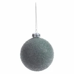 Brand new ๐งจ All Other Brands Green Ornaments Frosted Green Beaded Christmas Ball Ornament - Set Of 6 โค๏ธ