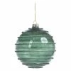 Coupon ⌛ All Other Brands Green Ornaments Striped Green Christmas Ball Ornament - Set Of 4 😍 -Christmas Ornaments Shop masterZODA671