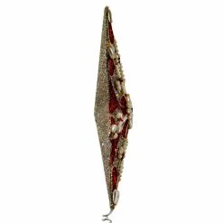 Deals 😀 Christmas Tree Toppers Kurt Adler 16.5 In. 8 Point Ruby And Platinum Star Tree Topper 🎉 -Christmas Ornaments Shop scaleKSA3182