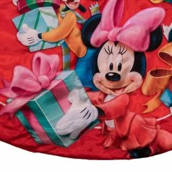 Discount 😉 Christmas Tree Skirts & Collars Kurt Adler 48-Inch Disney® Mickey And Friends Tree Skirt 🔔 -Christmas Ornaments Shop scaleKSA3390
