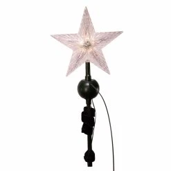Best Pirce ✔️ Kurt S. Adler, Inc. 🎁 Christmas Tree Toppers Kurt Adler 19.7-Inch LED Star Tree Topper With Rotating Santa 🛒 -Christmas Ornaments Shop scaleKSA3618