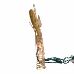 Outlet ✨ Kurt S. Adler, Inc. ❄ Christmas Tree Toppers Kurt Adler 10-Inch UL 10-Light Capiz Angel Lighted Tree Topper ⌛ -Christmas Ornaments Shop scaleKSA3625