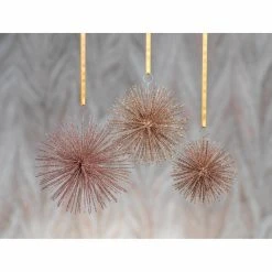 Cheap 🤩 All Other Brands Pink Ornaments Starburst Wire Hanging Ornament - Set Of 6 🌟 -Christmas Ornaments Shop scaleZODA676